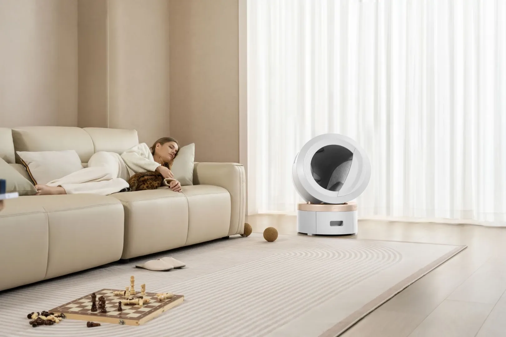 Samoczyszcząca kuweta dla kota MOVA LR10 Prime