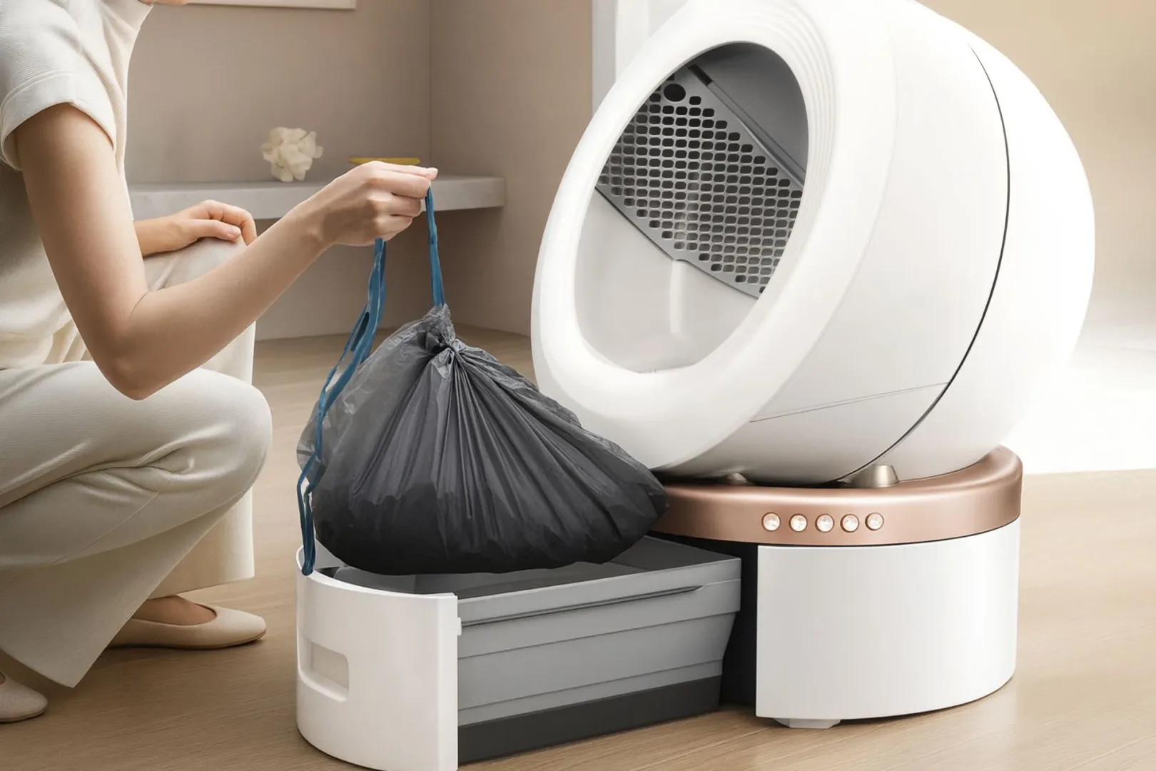 Samoczyszcząca kuweta dla kota MOVA LR10 Prime