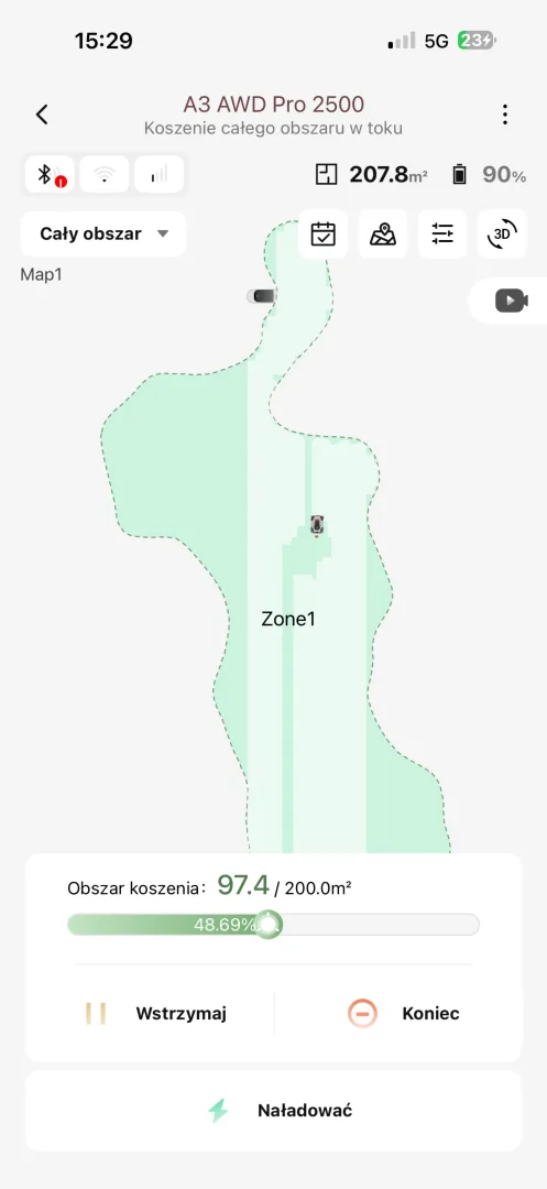 Robot koszący Dreame A3 AWD Pro.
