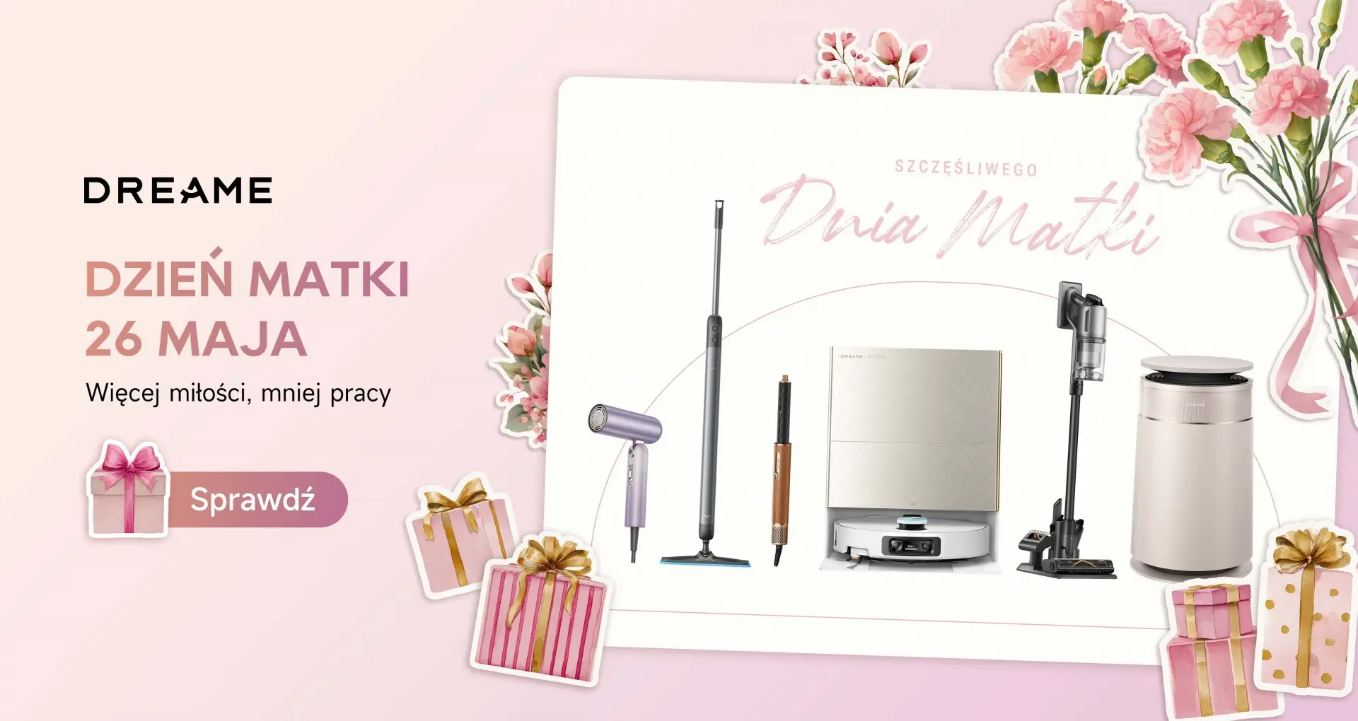 promocja Dreame na Dzień Matki