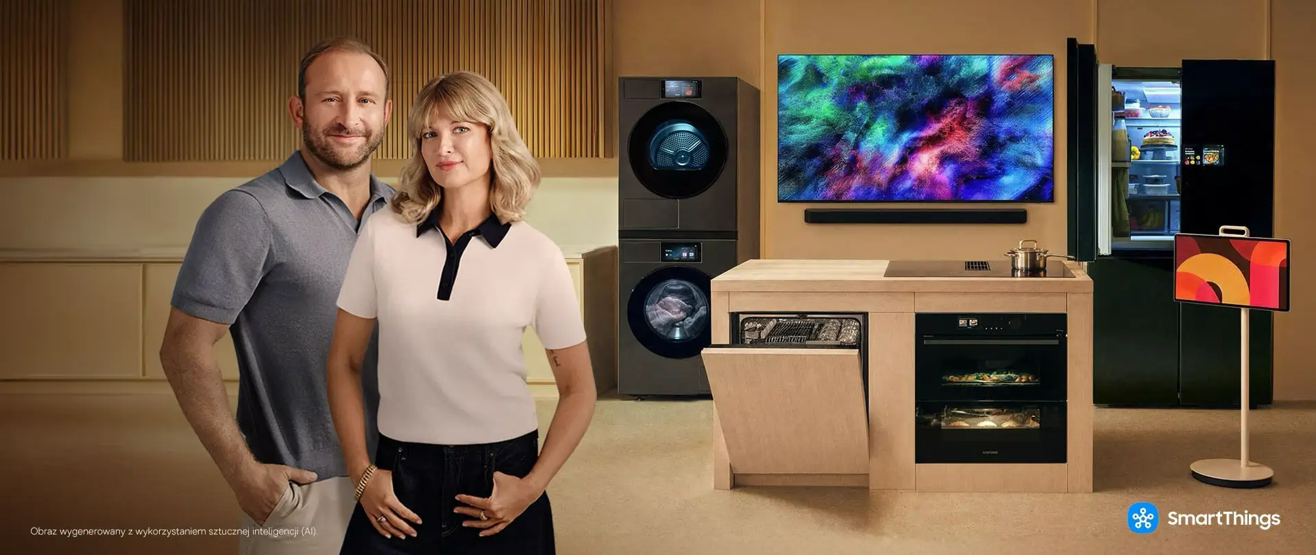 Ambasadorzy Samsung - Borys Szyc i Justyna Szyc-Nagłowska 