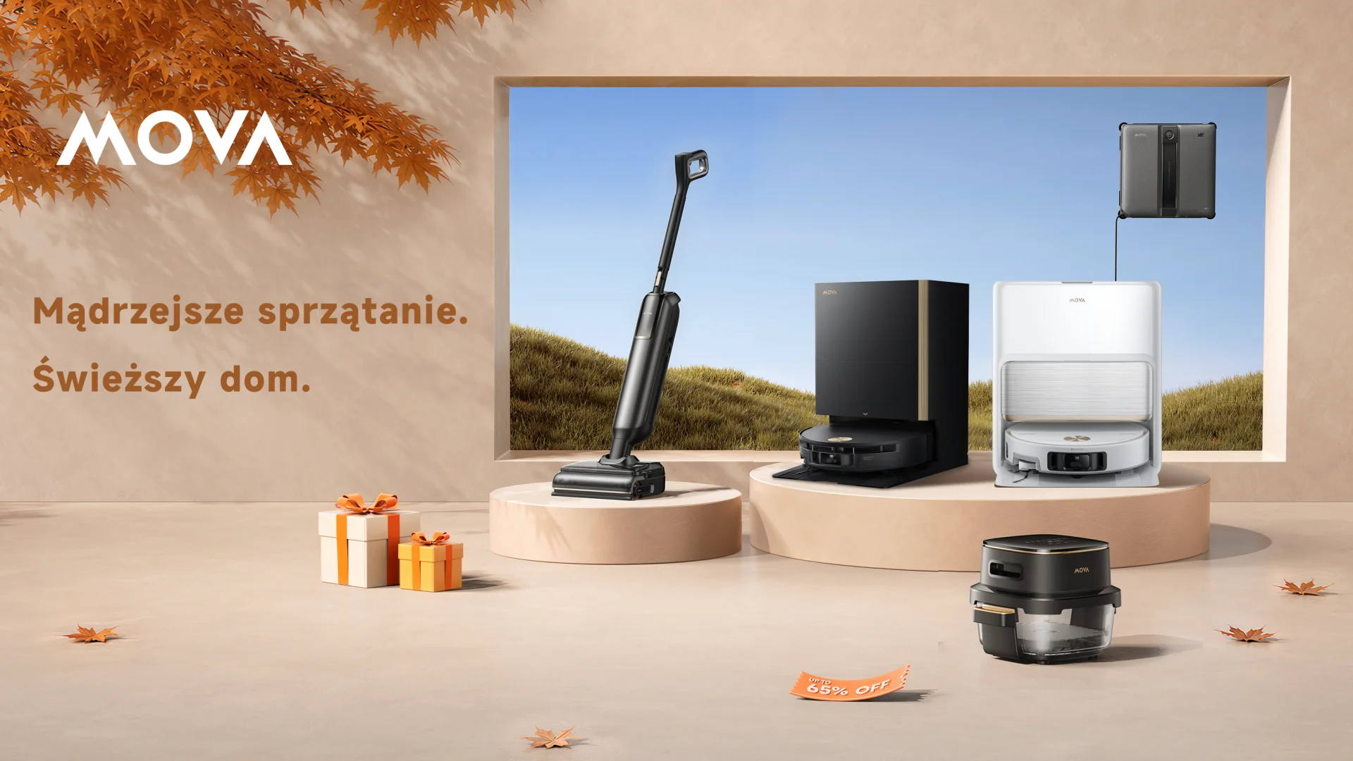 Wrześniowa promocja na roboty sprzątające MOVA.
